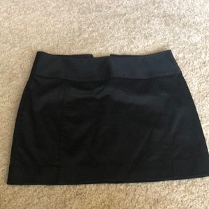 Express black mini skirt